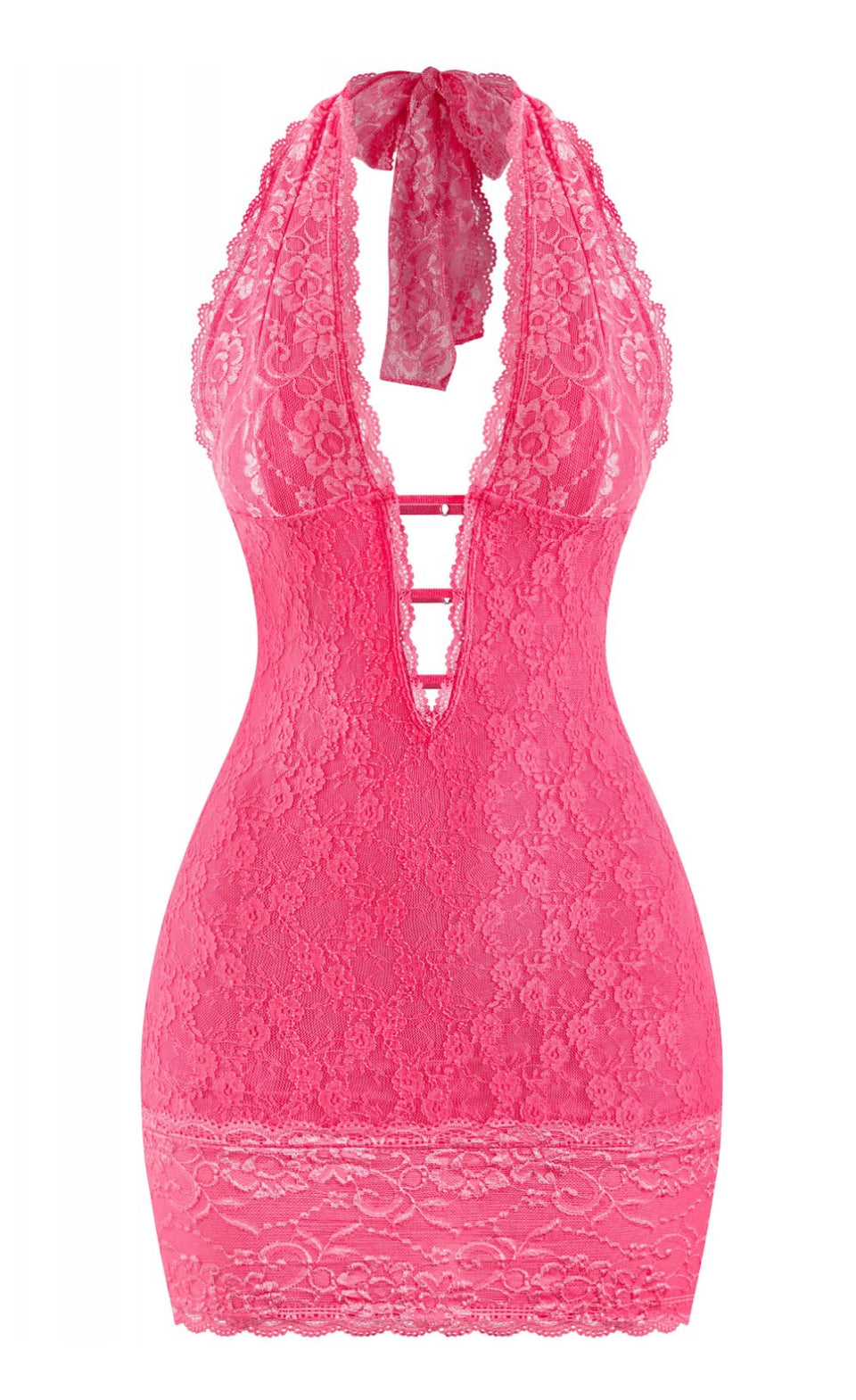 Porsha Dress Hot Pink