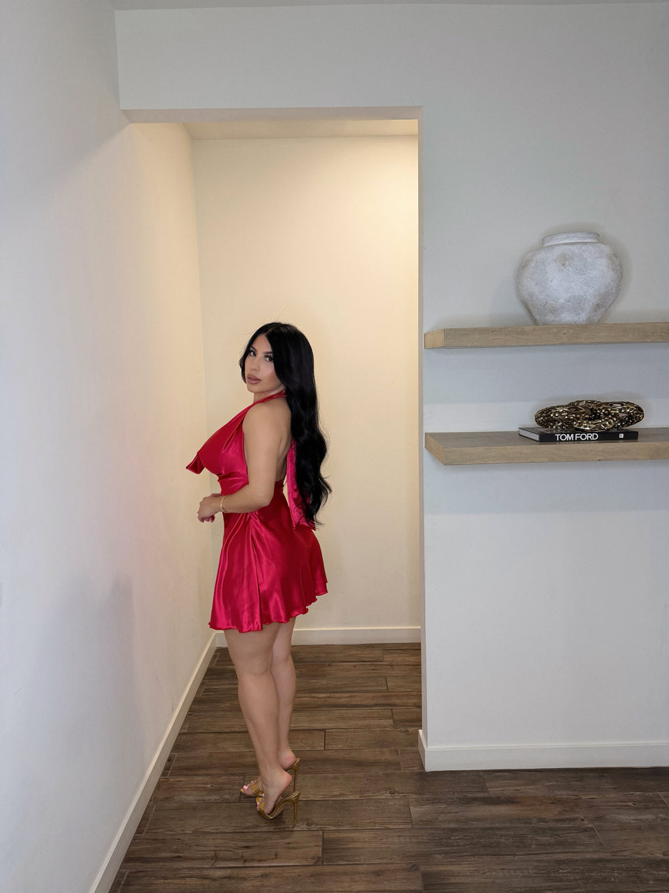 Satin Seduction Dress