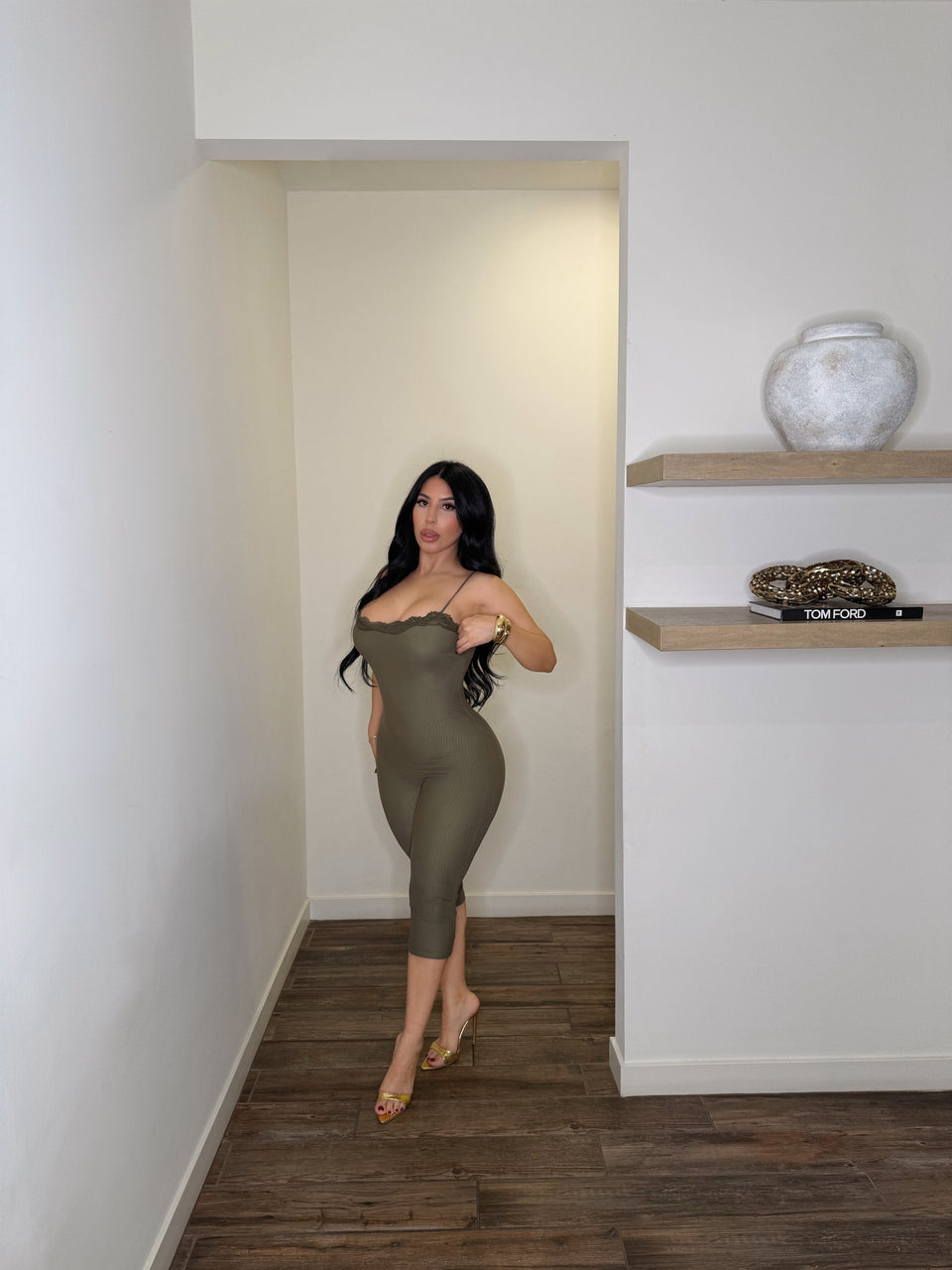 Olive Muse Jumpsuit