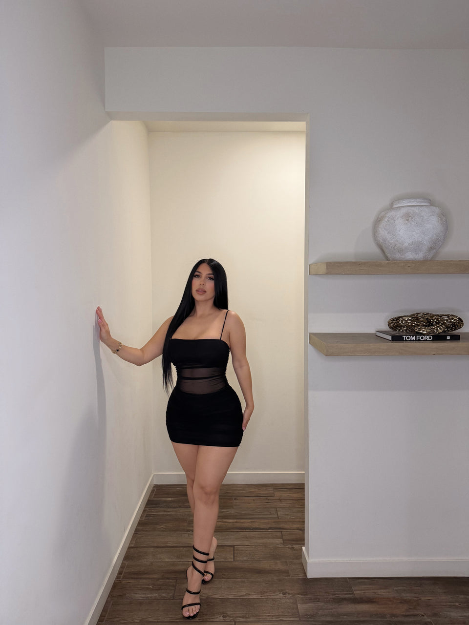 Sheer Noir Dress