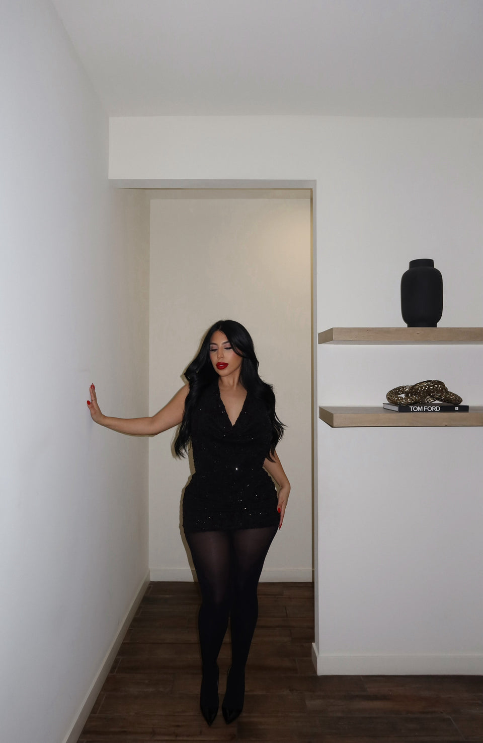 Mistletoe Noir Dresss