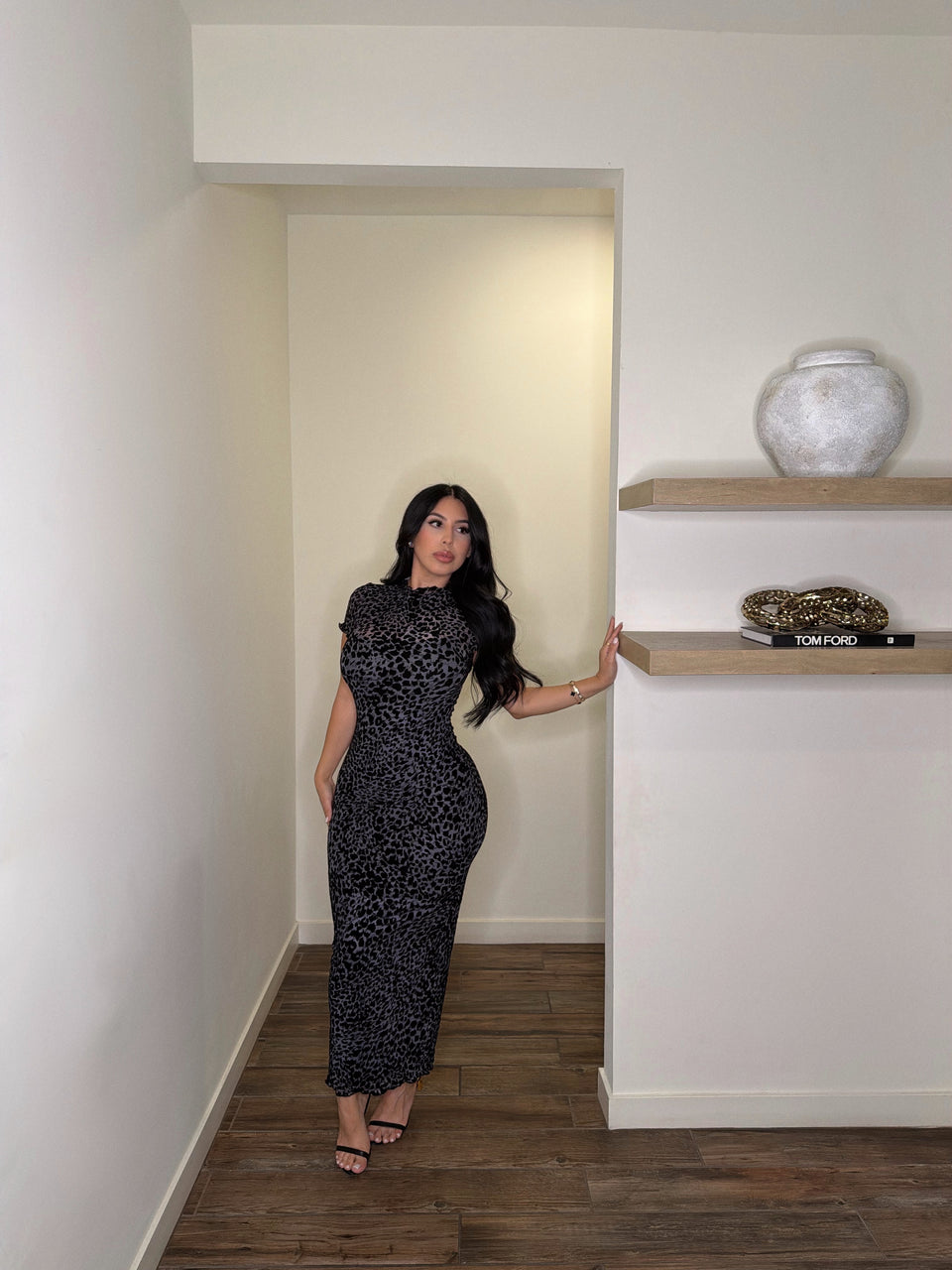 Leila Print Dress