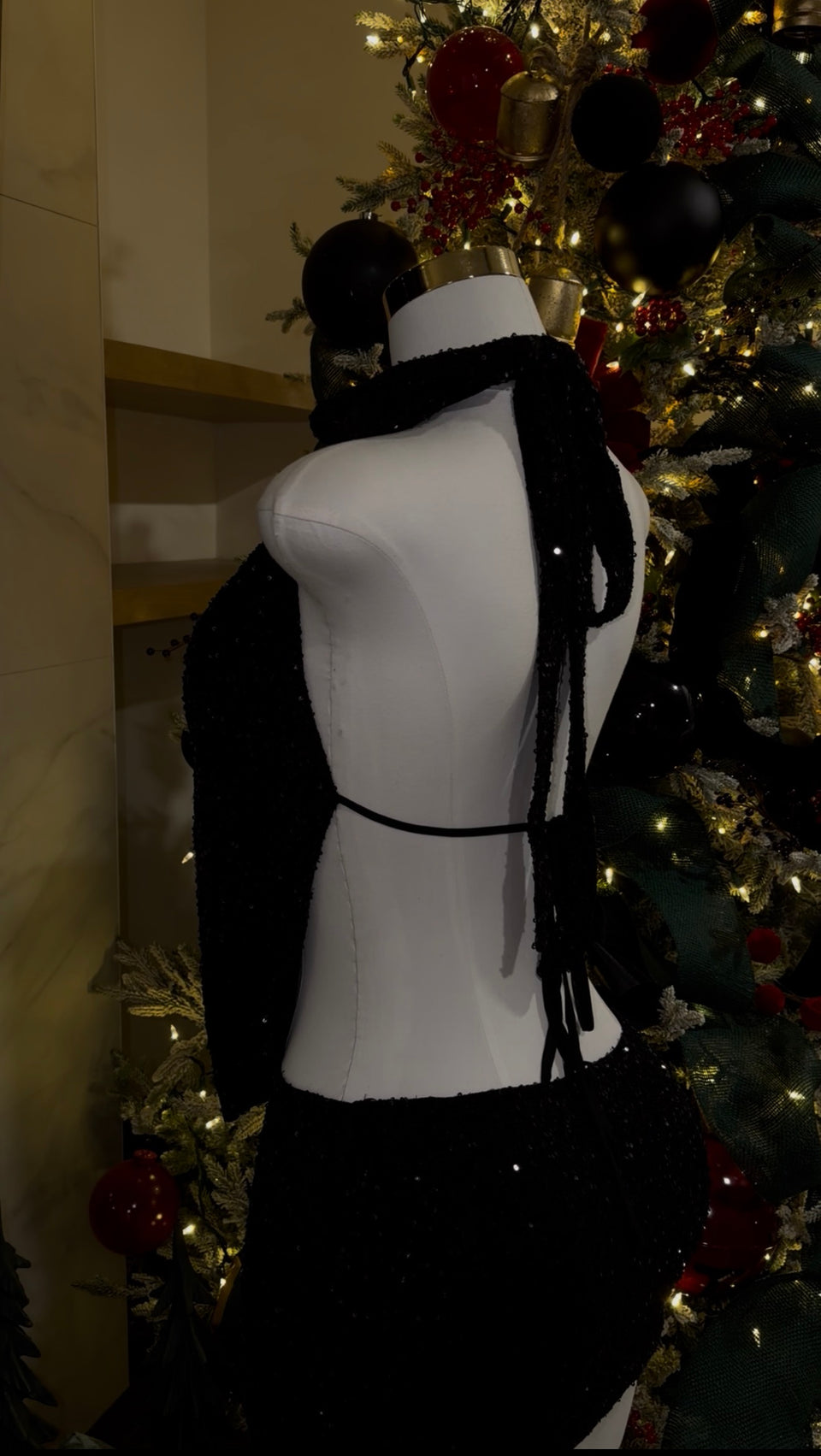 Mistletoe Noir Dresss