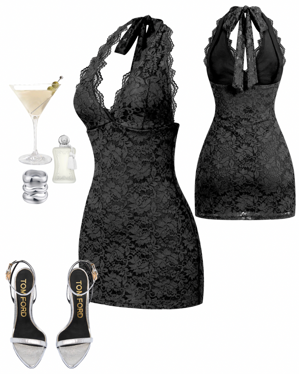 Detailed Date Dress