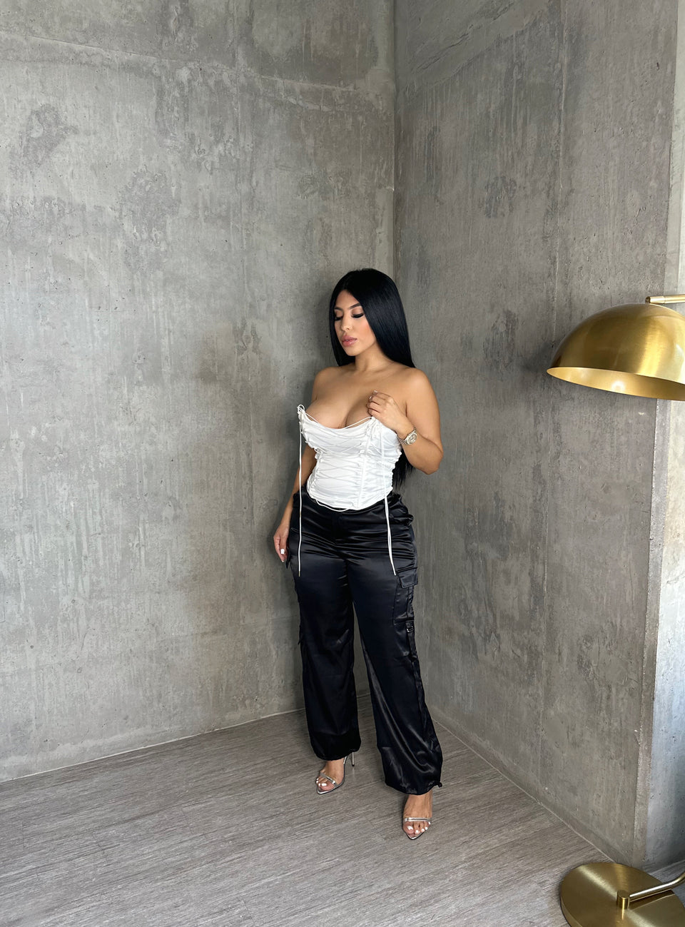 Delany Satin Pants