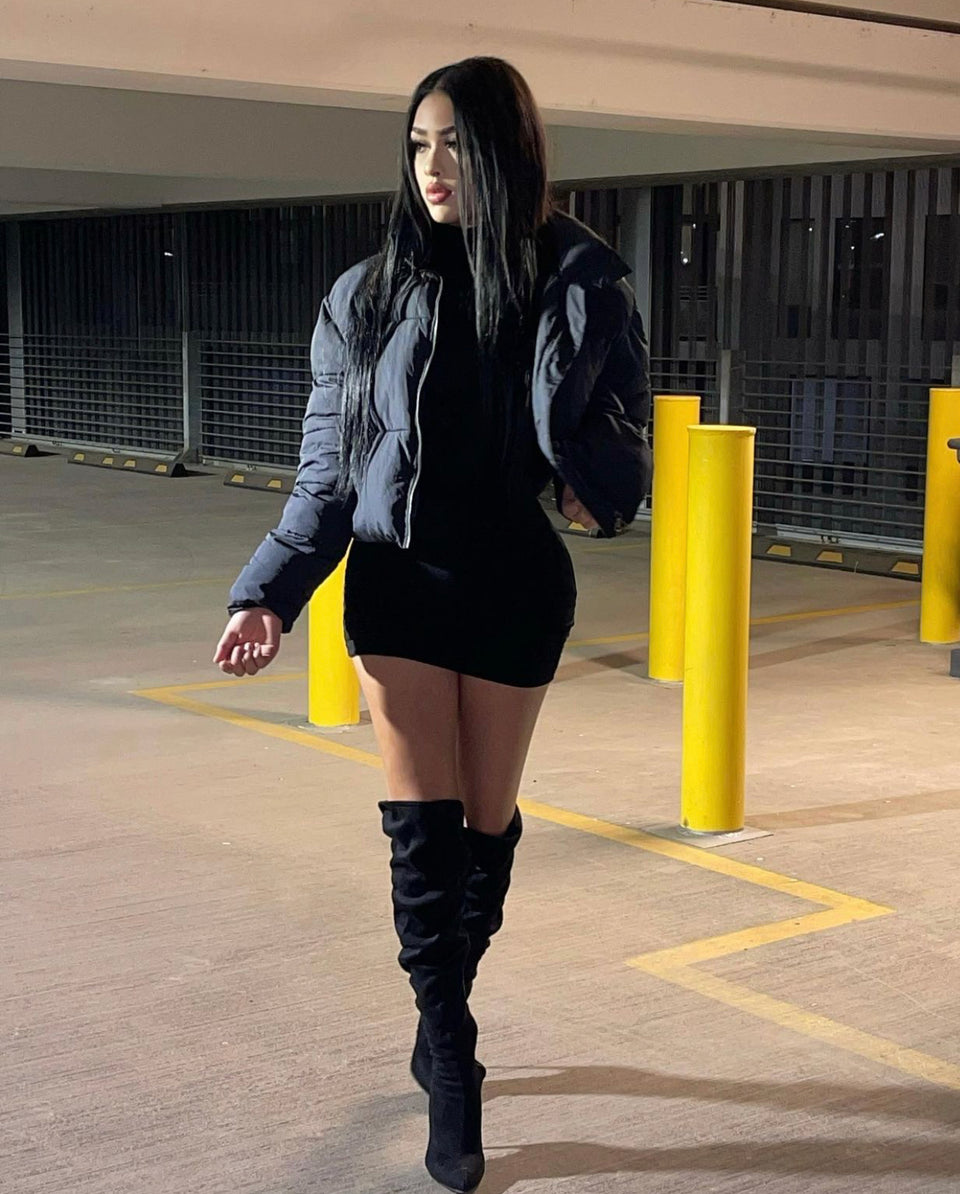 On The Cold Side Puffer - Black