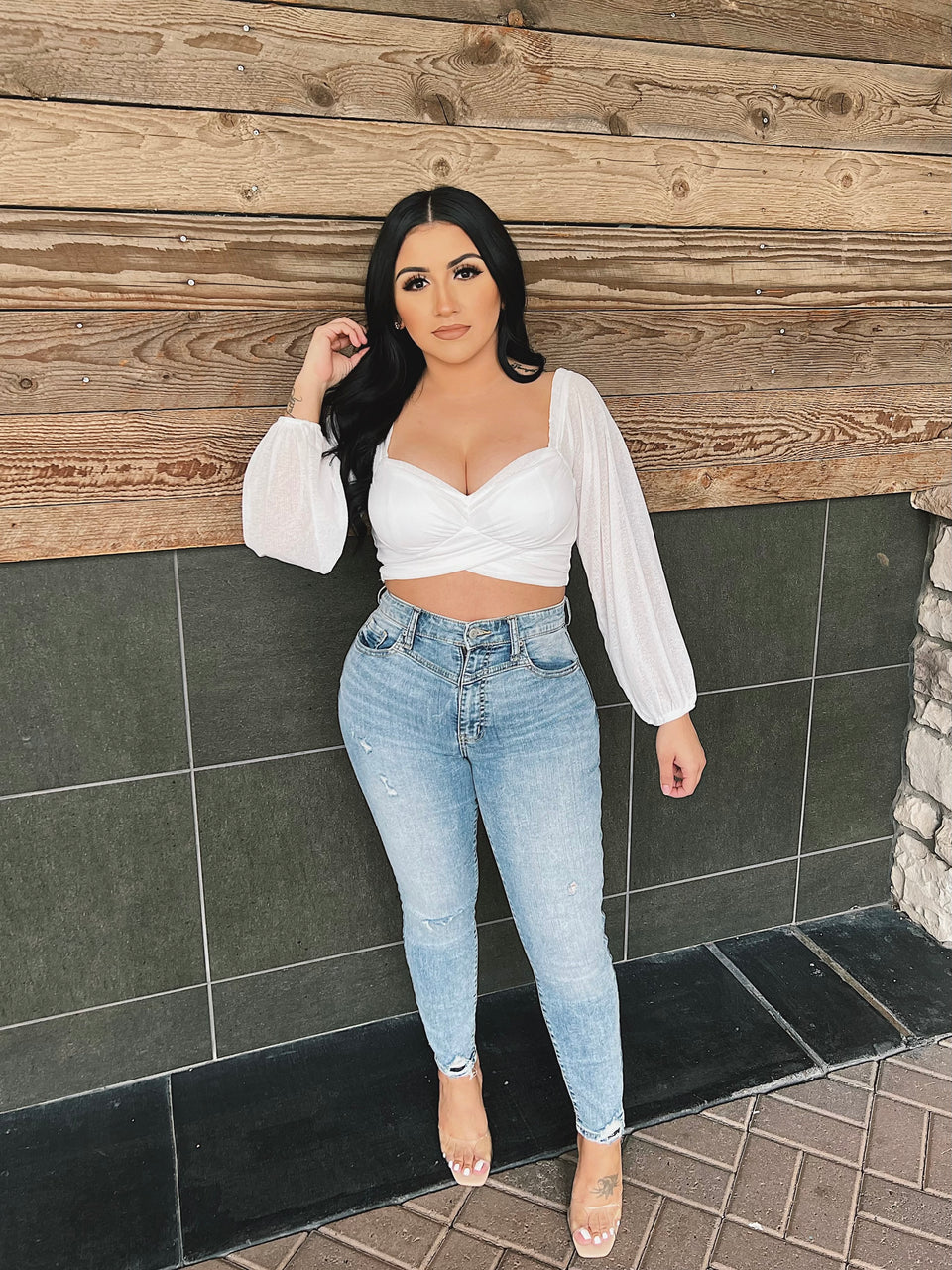 Simple Love Top - White