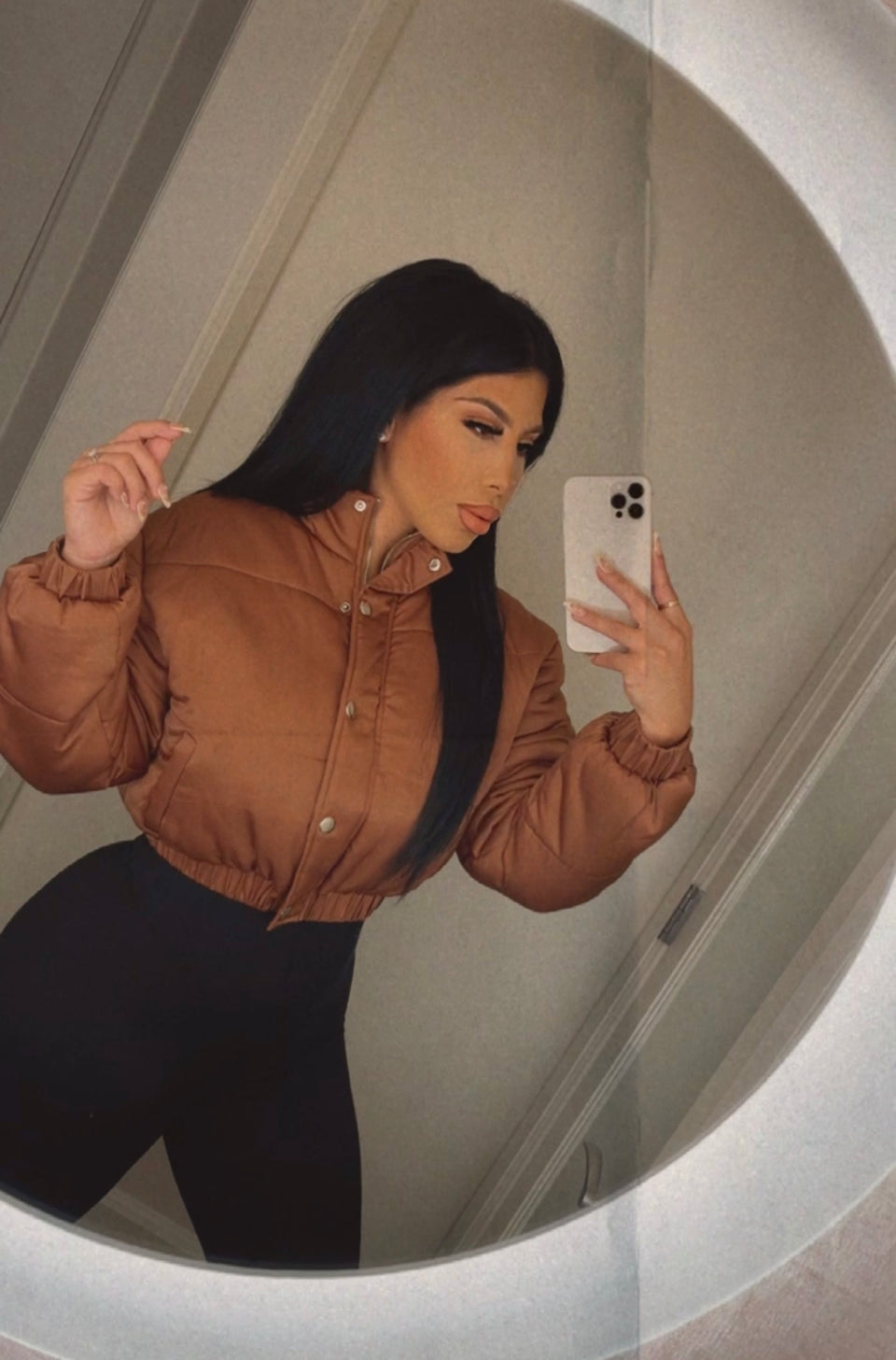 Fall Style Puffer - Champagne