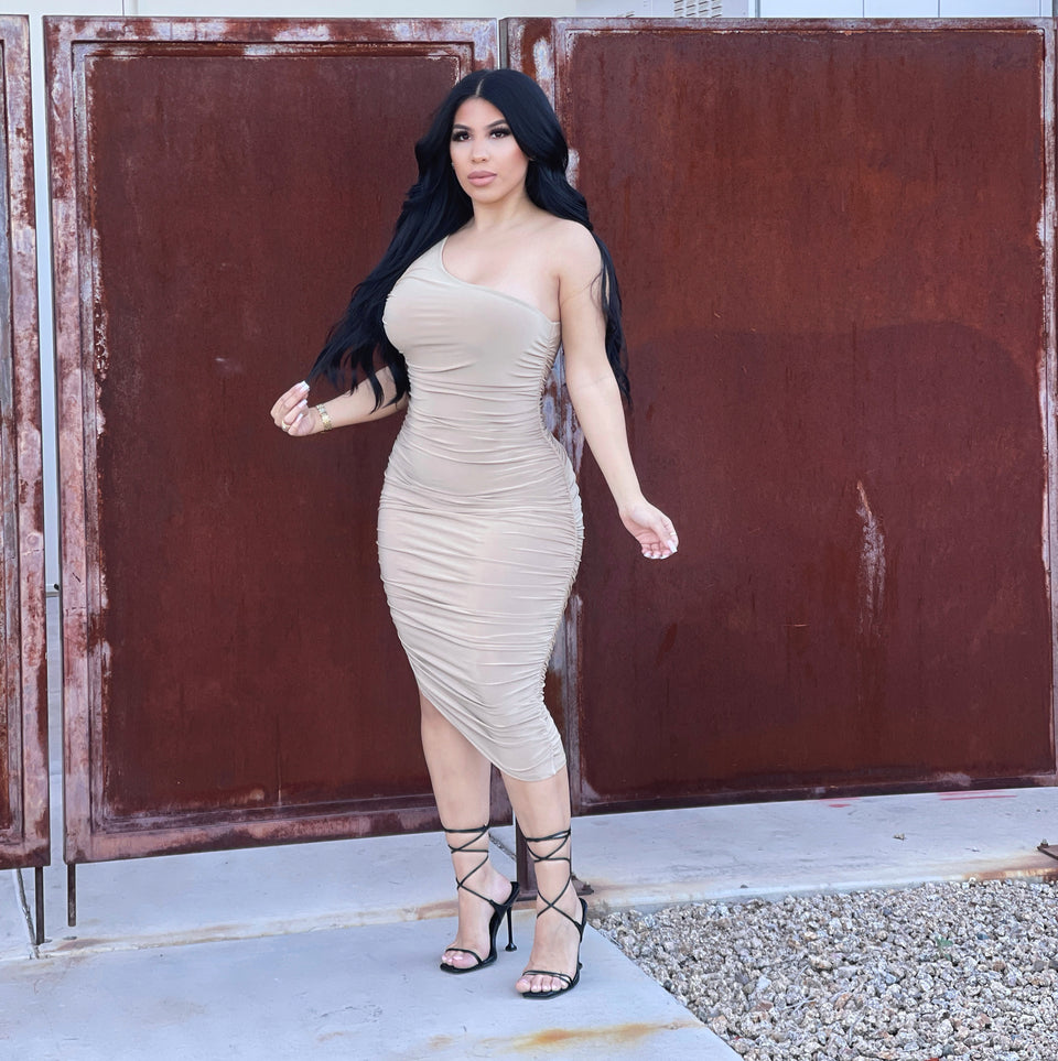 True Romance Dress - Nude