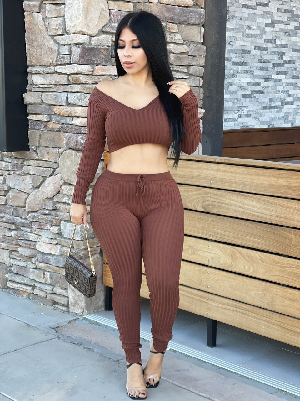 Lounging Around Set - Brown
