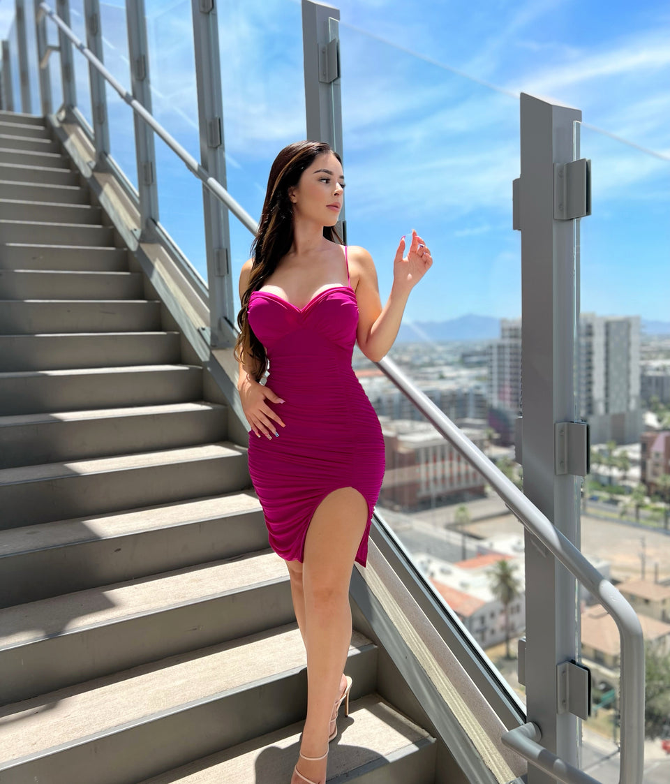 Maui Dress - Magenta