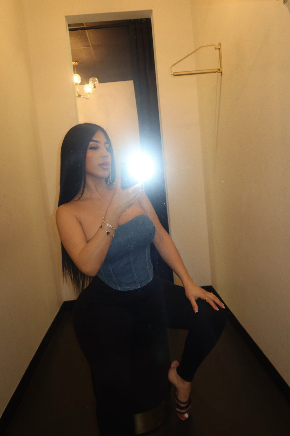 Kelly Denim Top