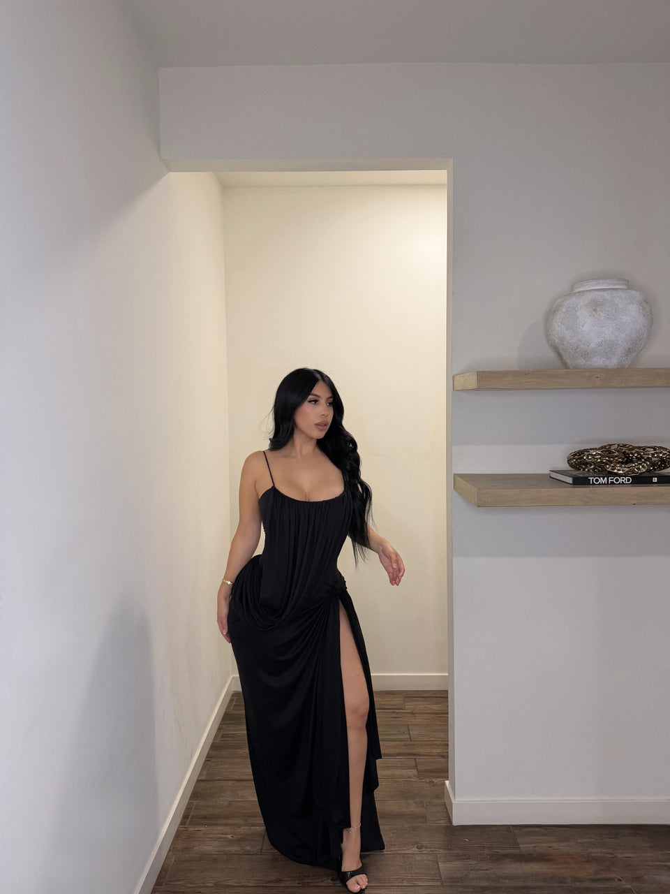 European Summer Dress - Black