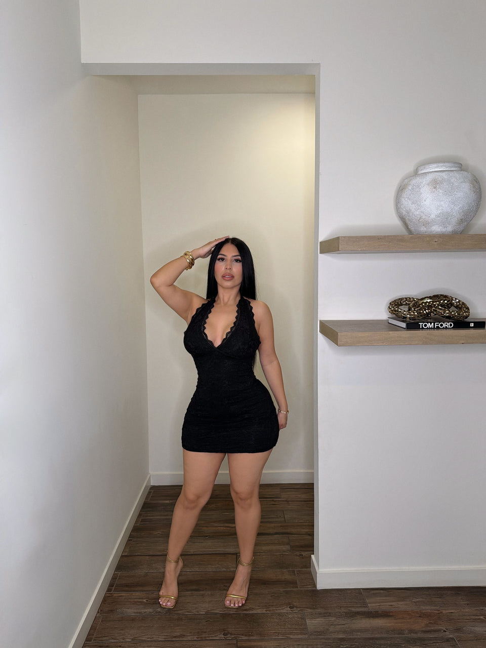 Detailed Date Dress