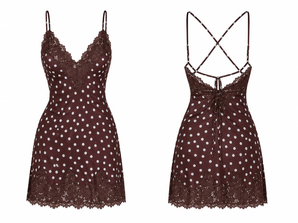 Espresso Dots Dress