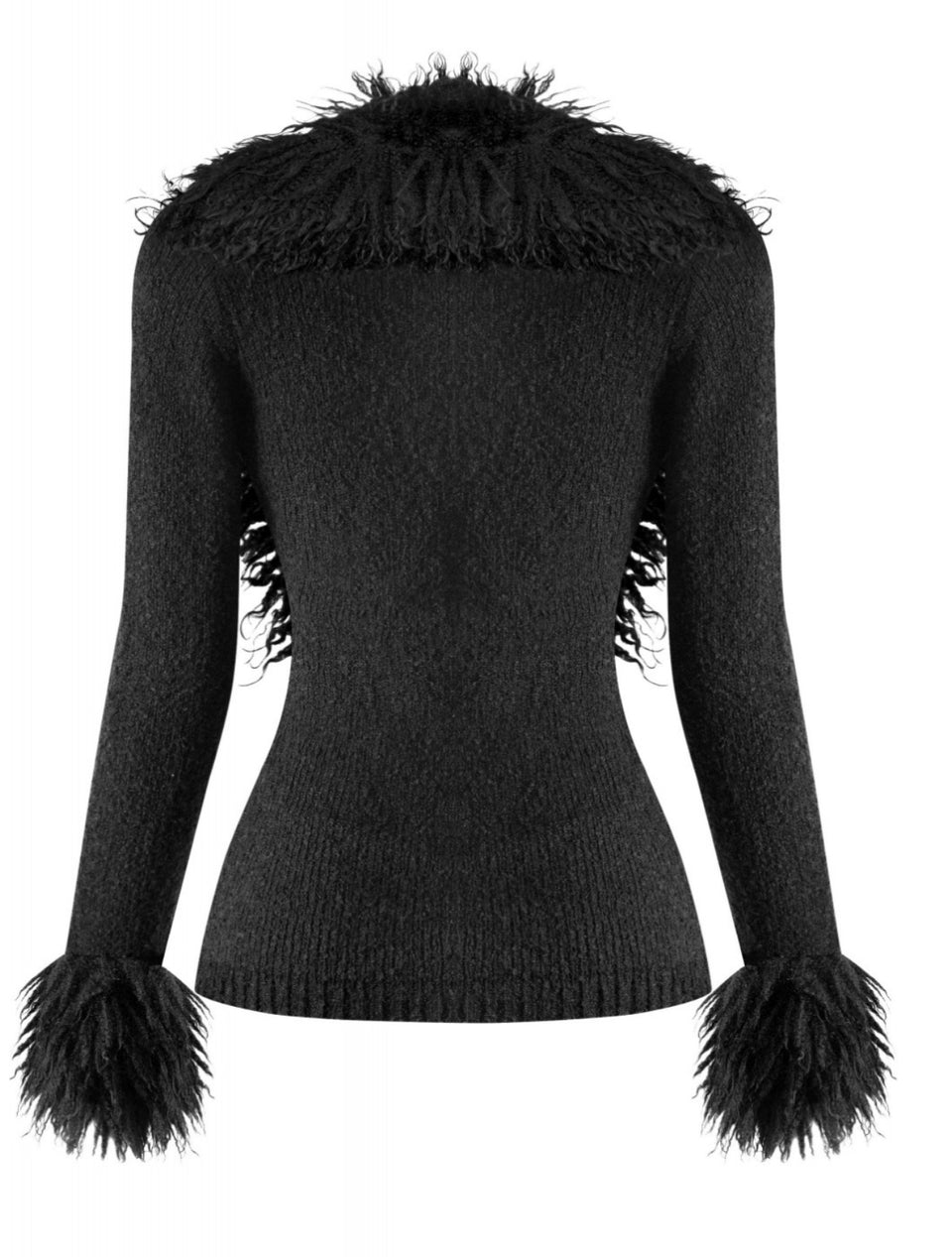 Katana Fur Cardingan Sweater