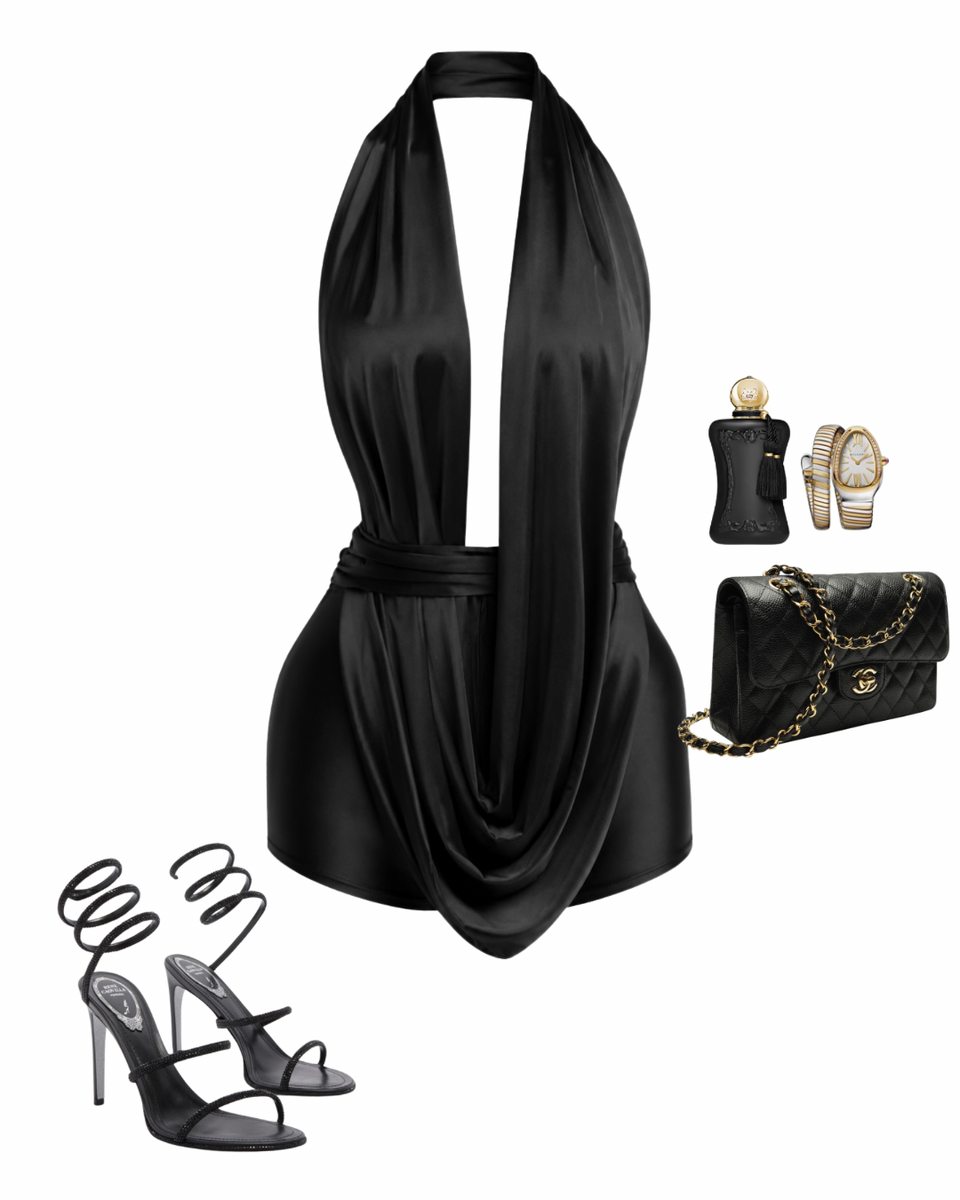 The Black Widow Romper