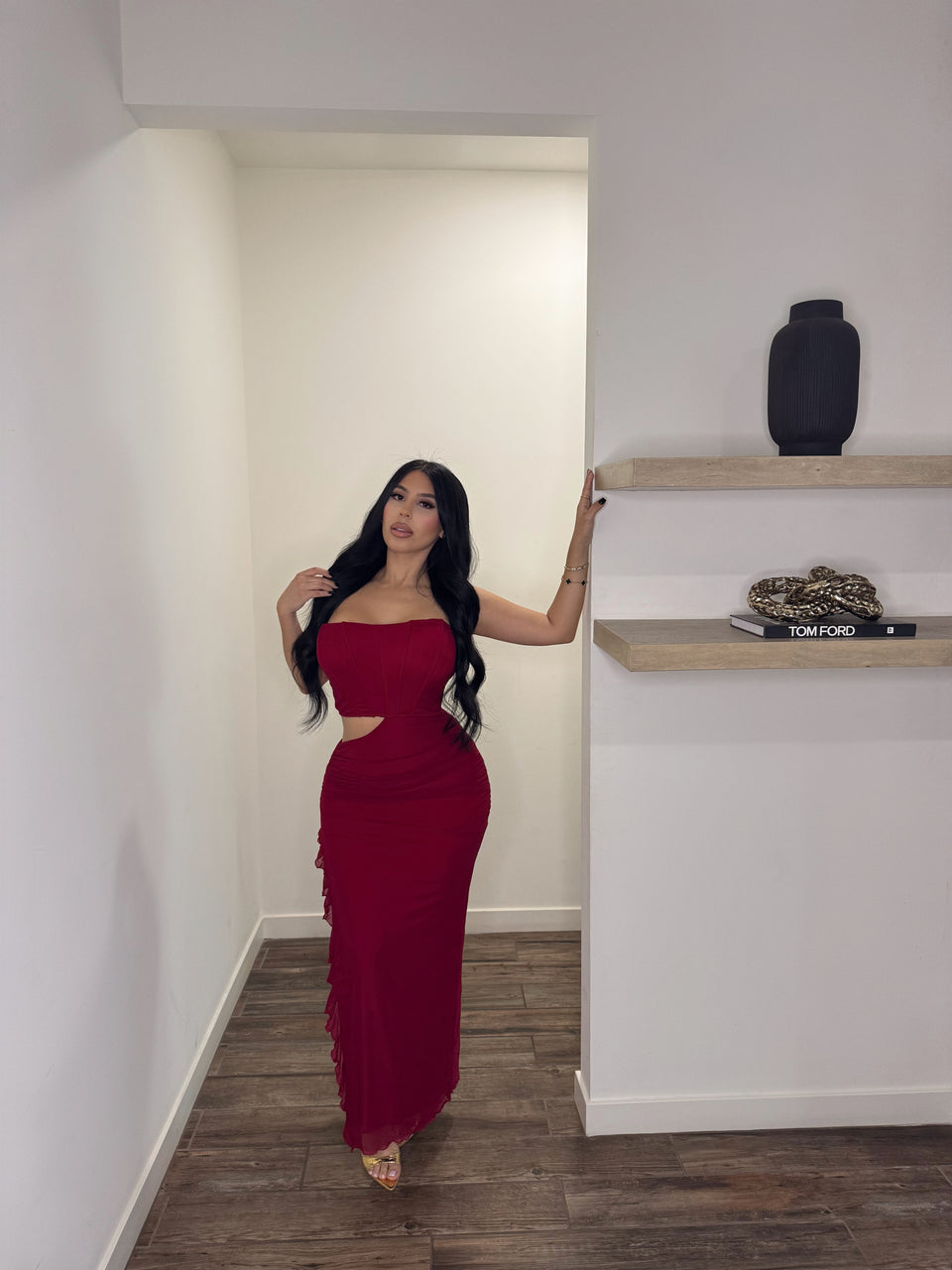 Midnight Merlot Dress