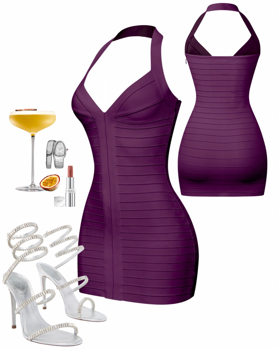 The Bordeaux Dress