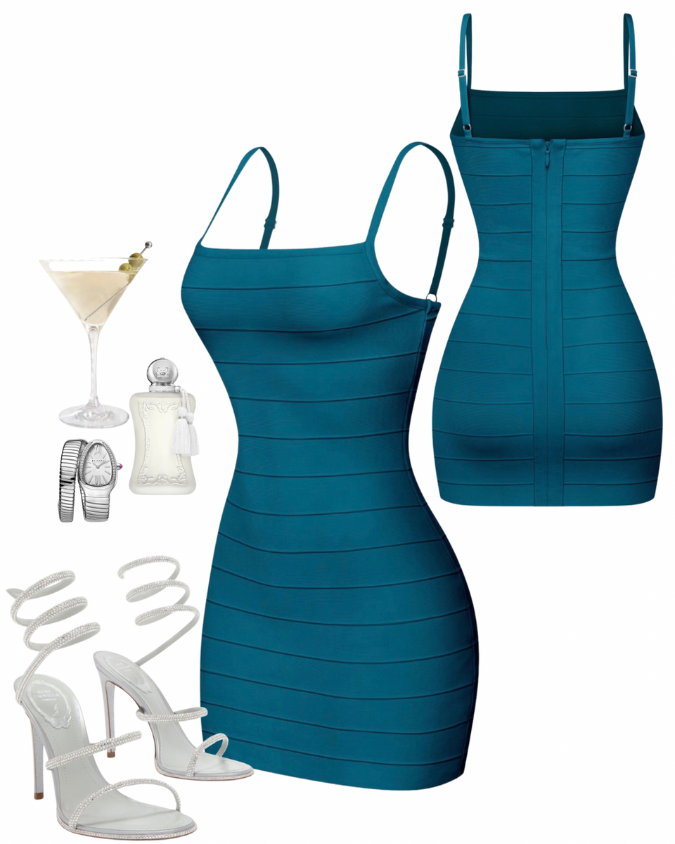 The Sapphire Bandage Dress
