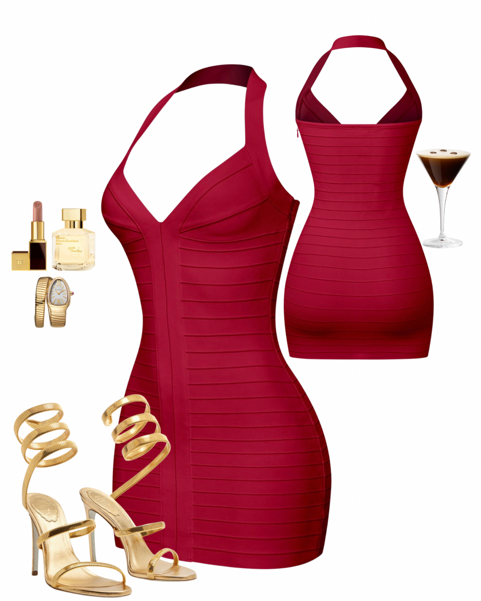 The Bordeaux Dress