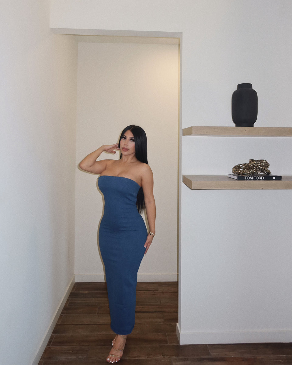Blue Edge Dress